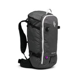 Front view of the Black Diamond Helio 38 Backpack in Carbon colour