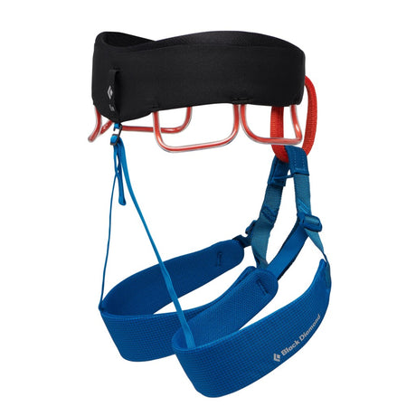 Side view of Black Diamond Momentum Harness Men's in Kingfisher colour