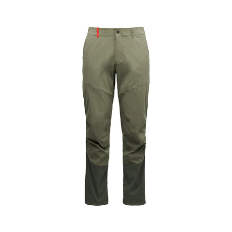 Front view of Black Diamond Pursuit Hybrid Pant's men's in Tundra colour