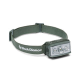 Front view of Black Diamond Storm Headlamp in Tundra colour