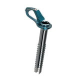 View of the Blue Ice Aero Lite Ice Screw in blue colour
