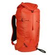 Front view of Blue Ice Firecrest 38 skiing and hiking back pack in Red Clay colour