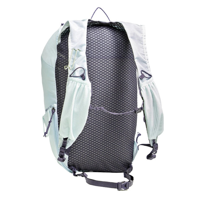 Back view of Blue Ice Taka back pack in Glacier colour