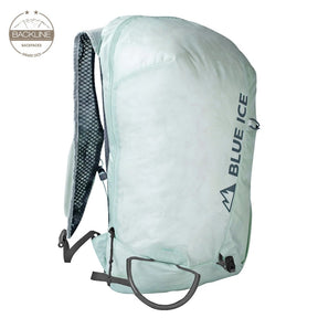 Front view of Blue Ice Taka back pack in Glacier colour