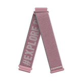 Pink COROS 20mm nylon watch band
