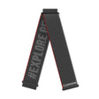 Black 22mm COROS nylon watch band
