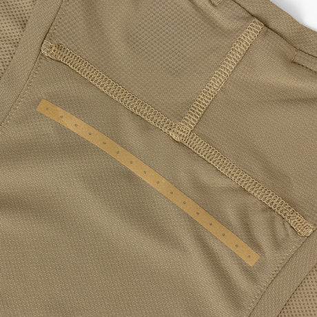 Back detail view of Ciele FSTSinglet 2 in canvas colour