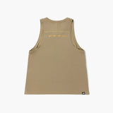 Back view of women's Ciele FSTSinglet 2 in canvas colour