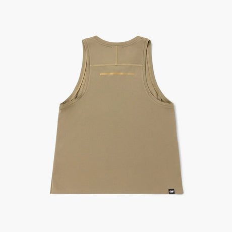 Back view of women's Ciele FSTSinglet 2 in canvas colour