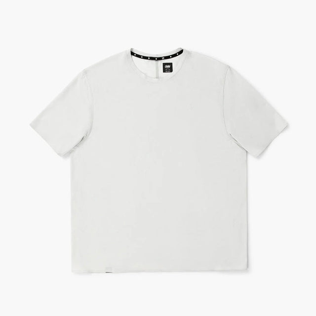 Front view of the ciele FST Tshirt 2 in light grey colour