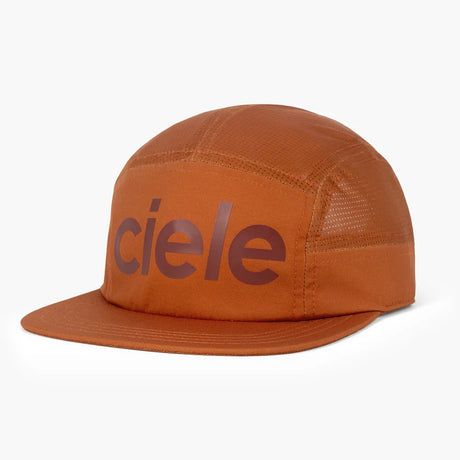 ciele athletics GOCap Comp Century running hat in ginger bread colour