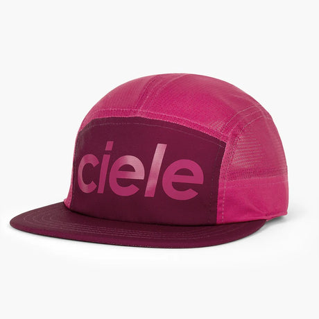 ciele athletics GOCap Comp Century running hat in mulberry bocasana colour