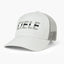 Front view of Ciele TRL Cap SC Comp Capital Cross in Light grey colour