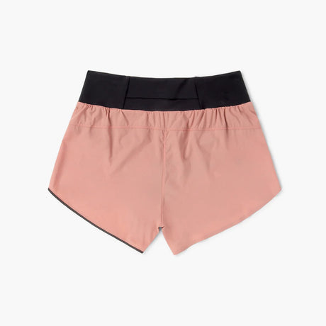 Back view of ciele women's TRNShort 4" brief 2 in rose dawn colour