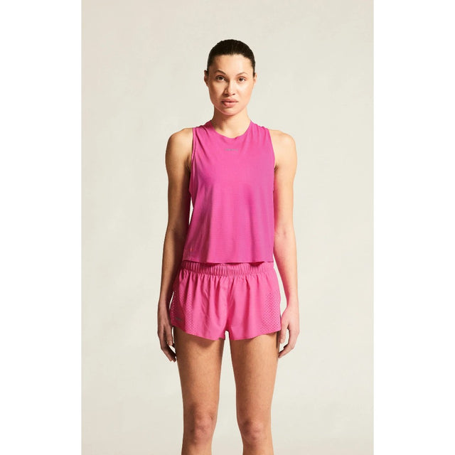 Craft Hypervent Singlet in Magenta colour model front
