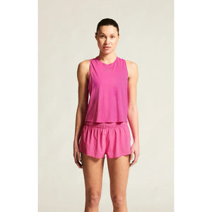 Craft Hypervent Singlet in Magenta colour model front