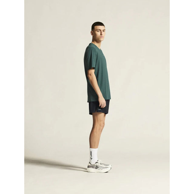 Craft Hypervent Men's T-shirt in Peridot (green) colour model side view