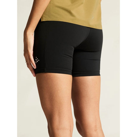 Craft Pro Trail Short Tights 2 Women's in Black/Black colour back detail