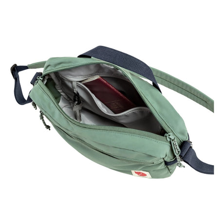 Fjallraven high coast crossbody bag pocket detail