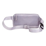 Back view of Fjallraven high coast hip pack in lavender mist colour