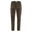 Front view of men's dark olive fjallraven keb agile trousers