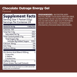 GU energy gel chocolate outrage flavour nutrition information