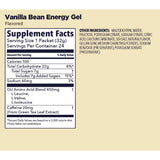 Vanilla bean GU energy gel nutrition information