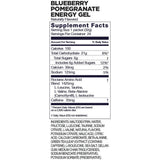 GU Roctane gel Blueberry Pomegranate flavour nutrition information