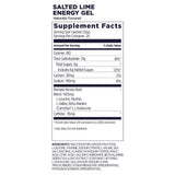GU Roctane gel Salted Lime flavour nutrition information