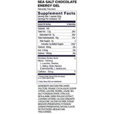 GU Roctane gel Sea Salt Chocolate flavour nutrition information