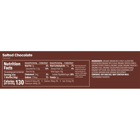 Gu energy waffle salted chocolate flavour nutrition information
