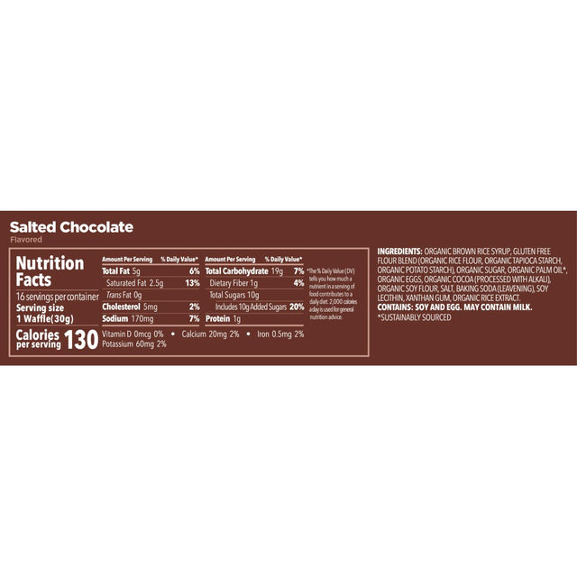 Gu energy waffle salted chocolate flavour nutrition information