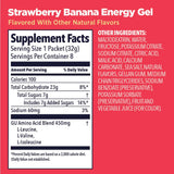 Strawberry banana GU energy gel nutrition facts