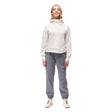 Front view on-model of Indyeva Andolana LT pants in dark boreal colour
