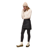 Front on-model view of Indyeva Boon Skirt IV women's in black colour