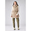 Front on-model view of Indyeva Selimut II Insulated Tunic Women's in silt colour