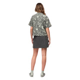 Back view on-model of Indyeva Ulendo VI Skirt in Nephrite colour