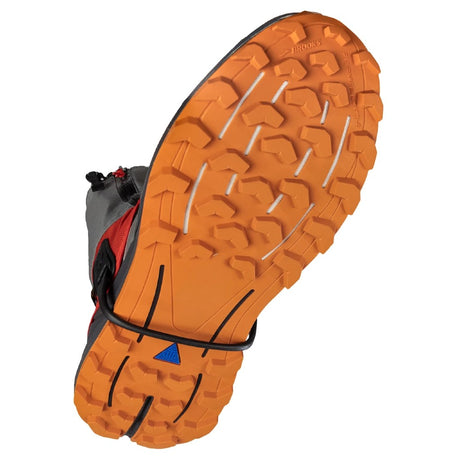 Sole view of Kahtoola LEVAgaiter GTX Mid in Cardinal colour