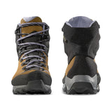 Front and back view of La Sportiva Aequilibrium Trek GTX for Women in Coffee/Stone-Blue colour