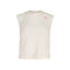 Front view of Maloja women's BersebaM Running Tank in shaded white colour