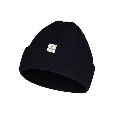 Front view of Maloja's BolmenM. beanie in night sky colour