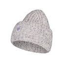 Front view of Maloja's FilsoM. beanie in shaded white colour