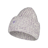 Front view of Maloja's FilsoM. beanie in shaded white colour