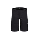 Front view of Maloja's women's fingerkrautM cycle shorts in deep black colour