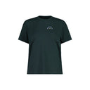 Maloja women's FreihutM cycle tee front view in mountain pine colour