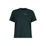 Maloja women's FreihutM cycle tee front view in mountain pine colour