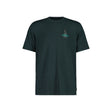 Front view of men's Maloja KasteinM mountain tee in mountain pine colour