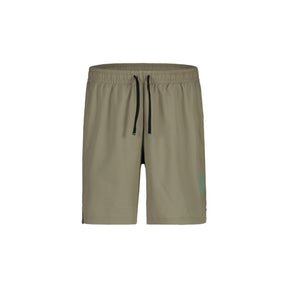 Front view of maloja men's LumesM running shorts in warm shadow colour