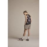 Back view of women's Maloja OniipaM running shorts in warm shadow colour