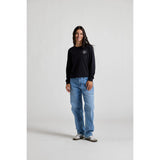 Front on-model view of Maloja StamsundM. Longsleeve Women's in Black colour